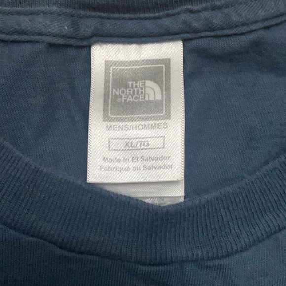 The North Face Blue and Orange Short Sleeve Crew Neck T Shirt Men XL - Picture 5 of 7